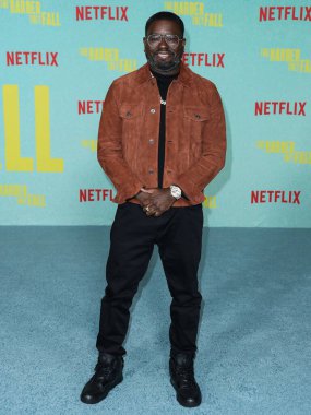 Aktör Lil Rel Howery 13 Ekim 2021 'de Los Angeles, Kaliforniya, ABD' de bulunan Shrine Auditorium ve Expo Hall 'da düzenlenen Netflix' in 