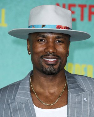 Profesyonel basketbolcu Serge Ibaka, 13 Ekim 2021 'de Los Angeles, Kaliforniya, ABD' de bulunan Shrine Auditorium ve Expo Hall 'da düzenlenen Netflix' in 