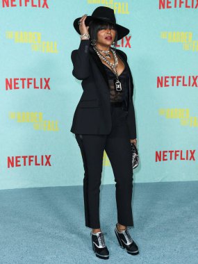 Aktris Taraji P. Henson, 13 Ekim 2021 'de Los Angeles, Kaliforniya, ABD' de bulunan Shrine Auditorium ve Expo Hall 'da düzenlenen Netflix' in 