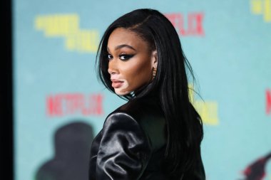 Winnie Harlow, 13 Ekim 2021 'de Los Angeles, Kaliforniya, ABD' deki Shrine Auditorium ve Expo Hall 'da düzenlenen Netflix' in 