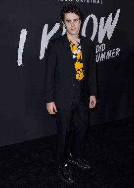 Aktör Ezekiel Goodman, 13 Ekim 2021 'de Hollywood Roosevelt' te düzenlenen 