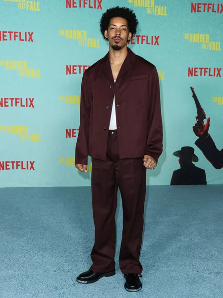 Actor Melvin Gregg Llega Estreno Los Ángeles Harder Fall Netflix —  Fotos de Stock