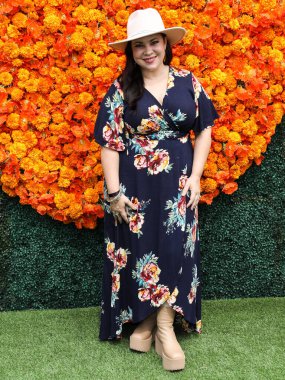 Gloria Calderon Kellett, 2 Ekim 2021 'de ABD' nin Los Angeles eyaletinin Pacific Palisades şehrindeki Will Rogers Eyalet Parkı 'nda düzenlenen Veuve Clicquot Polo Classic Los Angeles 2021' e geldi.. 