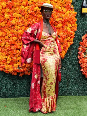 Aktris Jodie Turner-Smith, 2 Ekim 2021 'de ABD' nin Kaliforniya eyaletinin Pacific Palisades kentindeki Will Rogers Eyalet Parkı 'nda düzenlenen Veuve Clicquot Polo Classic Los Angeles 2021' e geldi..
