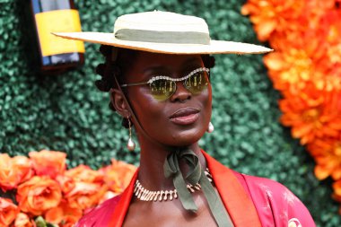 Aktris Jodie Turner-Smith, 2 Ekim 2021 'de ABD' nin Kaliforniya eyaletinin Pacific Palisades kentindeki Will Rogers Eyalet Parkı 'nda düzenlenen Veuve Clicquot Polo Classic Los Angeles 2021' e geldi.. 