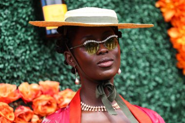 Aktris Jodie Turner-Smith, 2 Ekim 2021 'de ABD' nin Kaliforniya eyaletinin Pacific Palisades kentindeki Will Rogers Eyalet Parkı 'nda düzenlenen Veuve Clicquot Polo Classic Los Angeles 2021' e geldi.. 