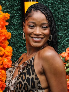 Aktris Keke Palmer, 2 Ekim 2021 'de ABD' nin Los Angeles eyaletinin Pacific Palisades şehrindeki Will Rogers State Park 'ta düzenlenen Veuve Clicquot Polo Classic Los Angeles 2021' e geldi..