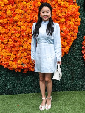 Aktris Lana Condor, 2 Ekim 2021 'de ABD' nin Los Angeles eyaletindeki Pacific Palisades, Los Angeles, Kaliforniya eyaletindeki Will Rogers Eyalet Parkı 'nda düzenlenen Veuve Clicquot Polo Classic Los Angeles 2021' e geldi..