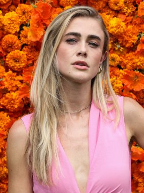 Aktris Melissa Roxburgh, 2 Ekim 2021 'de ABD' nin Los Angeles eyaletinin Pacific Palisades şehrindeki Will Rogers Eyalet Parkı 'nda düzenlenen Veuve Clicquot Polo Classic Los Angeles 2021' e geldi.. 