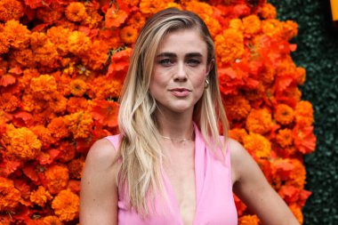 Aktris Melissa Roxburgh, 2 Ekim 2021 'de ABD' nin Los Angeles eyaletinin Pacific Palisades şehrindeki Will Rogers Eyalet Parkı 'nda düzenlenen Veuve Clicquot Polo Classic Los Angeles 2021' e geldi.. 