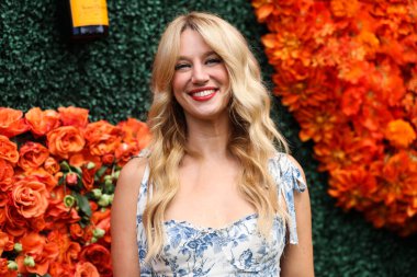 Aktris Yael Grobglas, 2 Ekim 2021 'de ABD' nin Kaliforniya eyaletinin Pacific Palisades kentindeki Will Rogers Eyalet Parkı 'nda düzenlenen Veuve Clicquot Polo Classic Los Angeles 2021' e geldi.. 