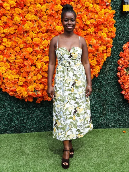 Camille Winbush Arriveert Veuve Clicquot Polo Classic Los Angeles 2021 — Stockfoto