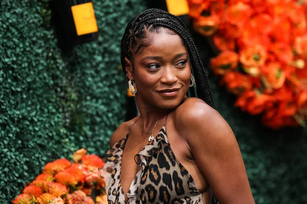 Actrice Keke Palmer Arriveert Veuve Clicquot Polo Classic Los Angeles — Stockfoto