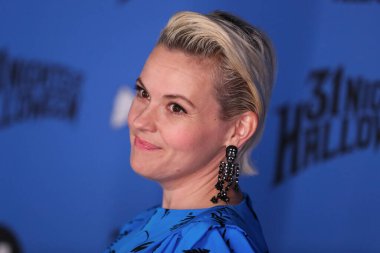 Kimmy Gatewood, 30 Eylül 2021 'de Amerika Birleşik Devletleri' nin Kaliforniya eyaletinin Los Angeles kentindeki Heritage Square Müzesi 'nde düzenlenen Freeform' Halloween Road 'a geliyor.