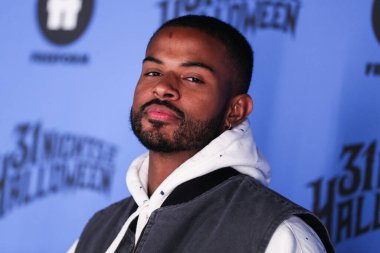Aktör Trevor Jackson, 30 Eylül 2021 'de ABD' nin Kaliforniya eyaletinin Los Angeles kentindeki Heritage Square Müzesi 'nde düzenlenen Freeform' Halloween Road 'Yetenek ve Basın Gecesi' ne geldi.