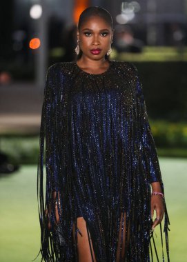 Singer/actress Jennifer Hudson wearing an Alexandre Vauthier dress and Tamara Mellon shoes arrives at the Academy Museum of Motion Pictures Opening Gala held at the Academy Museum of Motion Pictures on September 25, 2021 in Los Angeles, USA clipart