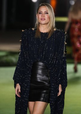 Louis Vuitton elbisesi giyen aktris Kate Hudson, 25 Eylül 2021 'de ABD' nin Kaliforniya eyaletinin Los Angeles kentinde bulunan Akademi Film Müzesi 'nin açılış galasına geldi.. 