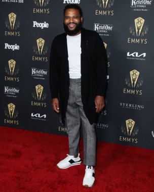 Aktör Anthony Anderson, 17 Eylül 2021 'de Kuzey Hollywood, Los Angeles, Kaliforniya, ABD' deki The Academy of Television Arts and Sciences 'ta düzenlenen 73. Emmy Ödüllü Adaylar Resepsiyonuna geldi..