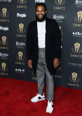 Aktör Anthony Anderson, 17 Eylül 2021 'de Kuzey Hollywood, Los Angeles, Kaliforniya, ABD' deki The Academy of Television Arts and Sciences 'ta düzenlenen 73. Emmy Ödüllü Adaylar Resepsiyonuna geldi..