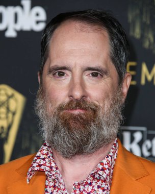 Aktör Brendan Hunt, 17 Eylül 2021 'de Kuzey Hollywood, Los Angeles, Kaliforniya, ABD' de düzenlenen Televizyon Sanatları ve Bilimleri Akademisi 'nde düzenlenen 73. Emmy Ödüllü Adaylar Resepsiyonuna geldi..