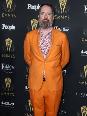 Aktör Brendan Hunt, 17 Eylül 2021 'de Kuzey Hollywood, Los Angeles, Kaliforniya, ABD' de düzenlenen Televizyon Sanatları ve Bilimleri Akademisi 'nde düzenlenen 73. Emmy Ödüllü Adaylar Resepsiyonuna geldi..