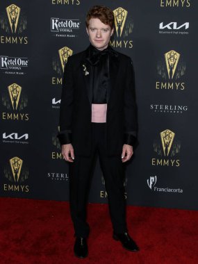 Aktör Brendan Scannell, 17 Eylül 2021 'de Kuzey Hollywood, Los Angeles, Kaliforniya, ABD' de düzenlenen Televizyon Sanatları ve Bilimleri Akademisi 'nde düzenlenen 73. Emmy Ödülü adaylarını onurlandırmak için Televizyon Akademisi' nin resepsiyonuna geldi..