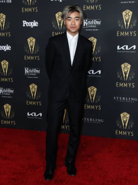 Aktör Dallas Liu, 17 Eylül 2021 'de Kuzey Hollywood, Los Angeles, Kaliforniya, ABD' de düzenlenen Televizyon Sanatları ve Bilimleri Akademisi 'nde düzenlenen 73. Emmy Ödüllü Adaylar Resepsiyonuna geldi..