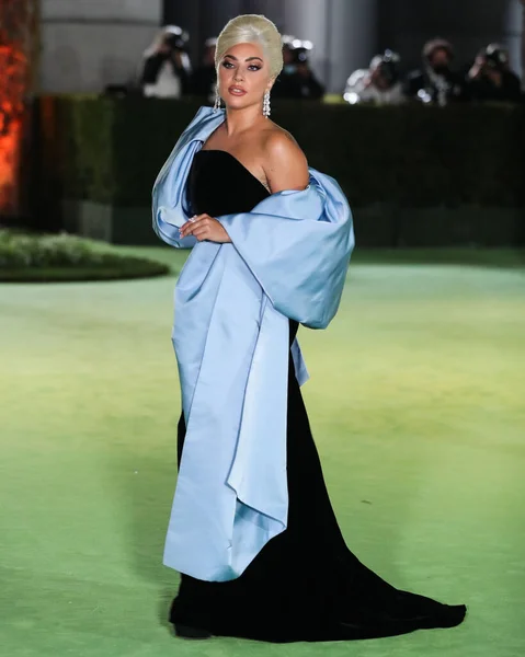 Sängerin Lady Gaga Stefani Joanne Angelina Germanotta Kommt Einem Maßgeschneiderten — Stockfoto
