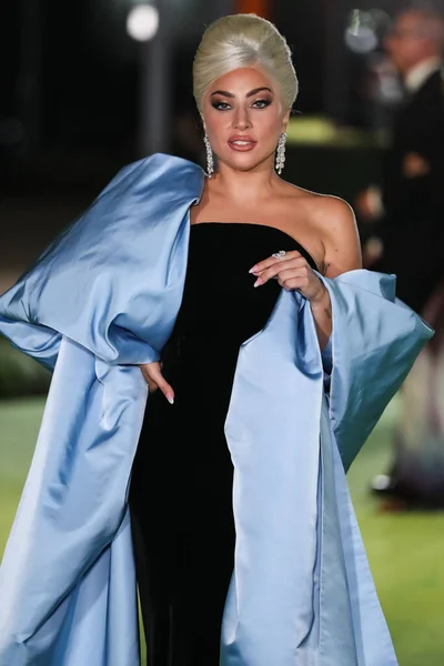 Cantante Lady Gaga Stefani Joanne Angelina Germanotta Indossando Abito Schiaparelli — Foto Stock