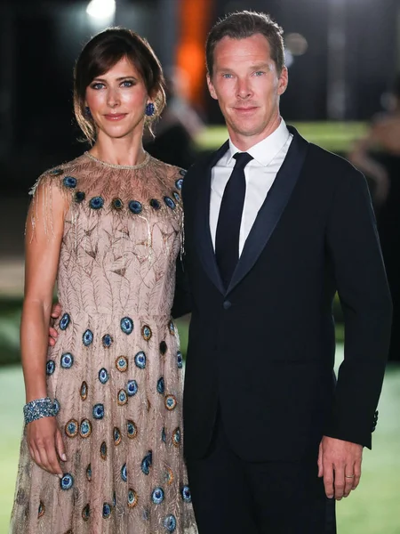 Sophie Hunter Esposo Actor Benedict Cumberbatch Llegan Gala Apertura Del — Foto de Stock