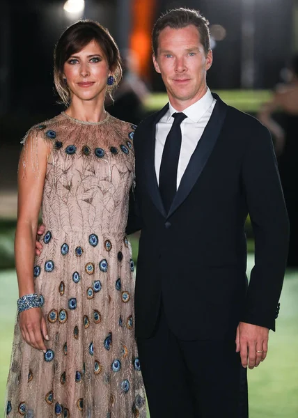 Sophie Hunter Esposo Actor Benedict Cumberbatch Llegan Gala Apertura Del — Foto de Stock