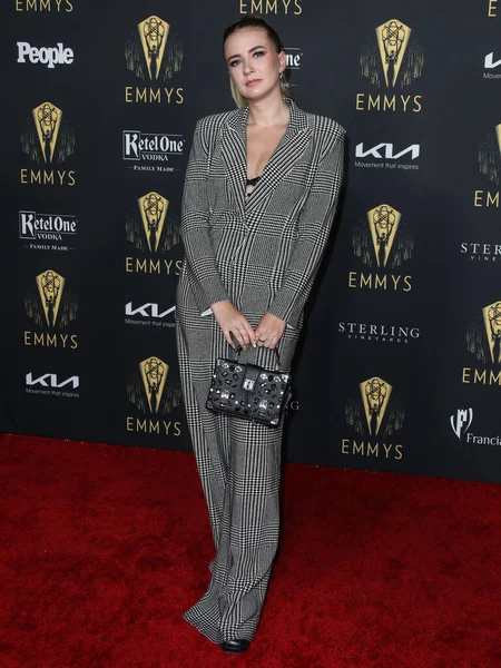 Attrice Eliza Bennett Arriva Ricevimento Della Television Academy Onore Dei — Foto Stock