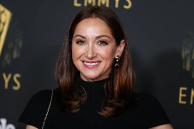 Komedyen / aktris Jamie Lee, 17 Eylül 2021 'de Kuzey Hollywood, Los Angeles, Kaliforniya, ABD' de düzenlenen The Academy of Television Arts and Sciences 'ta düzenlenen 73. Emmy Ödülü adaylarını onurlandırmak için Televizyon Akademisi' nin resepsiyonuna geldi..