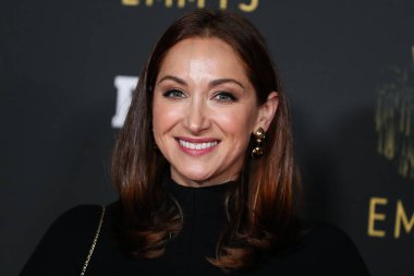 Komedyen / aktris Jamie Lee, 17 Eylül 2021 'de Kuzey Hollywood, Los Angeles, Kaliforniya, ABD' de düzenlenen The Academy of Television Arts and Sciences 'ta düzenlenen 73. Emmy Ödülü adaylarını onurlandırmak için Televizyon Akademisi' nin resepsiyonuna geldi..