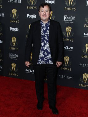 Aktör Jeremy Swift, 17 Eylül 2021 'de Kuzey Hollywood, Los Angeles, Kaliforniya, ABD' de düzenlenen Televizyon Sanatları ve Bilimleri Akademisi 'nde düzenlenen 73. Emmy Ödülü adaylarını onurlandırmak için Televizyon Akademisi' nin resepsiyonuna geldi..