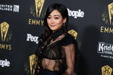 Aktris Karen Fukuhara, 17 Eylül 2021 'de Kuzey Hollywood, Los Angeles, Kaliforniya, ABD' de düzenlenen Televizyon Sanatları ve Bilimleri Akademisi 'nde düzenlenen 73. Emmy Ödülü adaylarını onurlandırmak için Televizyon Akademisi' nin resepsiyonuna geldi..