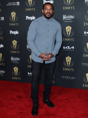 Aktör Laz Alonso, 17 Eylül 2021 'de Kuzey Hollywood, Los Angeles, Kaliforniya, ABD' deki Televizyon Sanatları ve Bilimleri Akademisi 'nde düzenlenen 73. Emmy Ödülü adaylarını onurlandırmak için Televizyon Akademisi' nin resepsiyonuna geldi..