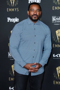 Aktör Laz Alonso, 17 Eylül 2021 'de Kuzey Hollywood, Los Angeles, Kaliforniya, ABD' deki Televizyon Sanatları ve Bilimleri Akademisi 'nde düzenlenen 73. Emmy Ödülü adaylarını onurlandırmak için Televizyon Akademisi' nin resepsiyonuna geldi..