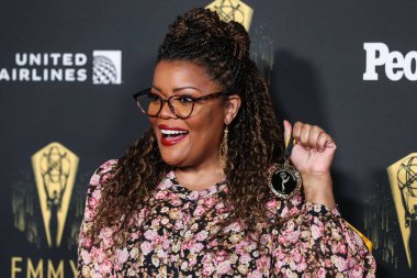 Aktris Yvette Nicole Brown, 17 Eylül 2021 'de Kuzey Hollywood, Los Angeles, Kaliforniya, ABD' de düzenlenen Televizyon Sanatları ve Bilimleri Akademisi 'nde düzenlenen 73. Emmy Ödüllü Adaylar Resepsiyonuna geldi..