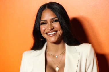Singer Cassie arrives at the MARCELL VON BERLIN Spring/Summer 2021 Runway Fashion Show held at the SheatsGoldstein Residence on September 16, 2021 in Beverly Hills, Los Angeles, California, United States.  clipart