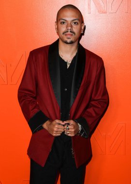 Aktör Evan Ross, 16 Eylül 2021 'de Beverly Hills, Los Angeles, Kaliforniya' da SheatsGoldstein Konutu 'nda düzenlenen MARCELL VON BERLIN İlkbahar / Yaz 2021 Runway Show' a geldi..
