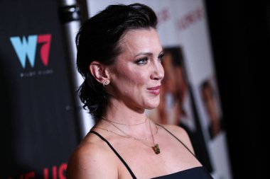 Aktris Katie Cassidy, 13 Eylül 2021 'de Hollywood, Los Angeles, Kaliforniya, ABD' deki Harmony Gold Theater 'da düzenlenen 