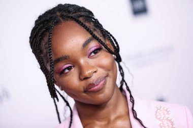 Moschino 'yu giyen aktris Marsai Martin, 11 Eylül 2021' de Beverly Hilton Hotel 'de düzenlenen 12. Geleneksel Kadın Gibi Kadın Ödülleri ve Moda Gösterisi' ne katıldı.. 