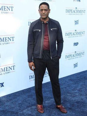 Aktör Blair Underwood, 1 Eylül 2021 'de Batı Hollywood, Los Angeles, Kaliforniya, ABD' de Pasifik Tasarım Merkezi 'nde düzenlenen FX Networks' in 'Suçlama Hikayesi' nin Los Angeles Premiere 'ine geldi.. 