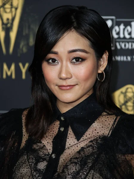 Actriz Karen Fukuhara Llega Recepción Academia Televisión Para Honrar Nominados —  Fotos de Stock
