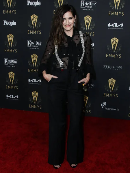 Actrice Kathryn Hahn Arriveert Receptie Van Televisie Academie Ter Ere — Stockfoto