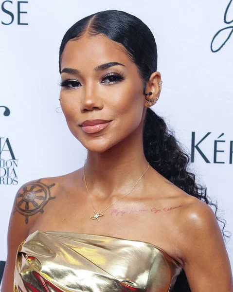 Singer Jhene Aiko Wearing Maticevski Arrives Daily Front Row 8Th — Stock Photo, Image