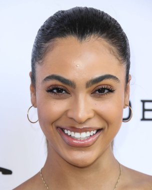 Alexis Marie, 15 Ağustos 2021 'de ABD' nin Kaliforniya eyaletinin Los Angeles şehrinde düzenlenen Lionne Fall / Winter 2021 Moda Fuarı 'na geldi..