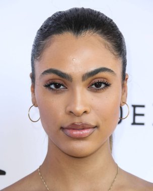 Alexis Marie, 15 Ağustos 2021 'de ABD' nin Kaliforniya eyaletinin Los Angeles şehrinde düzenlenen Lionne Fall / Winter 2021 Moda Fuarı 'na geldi..