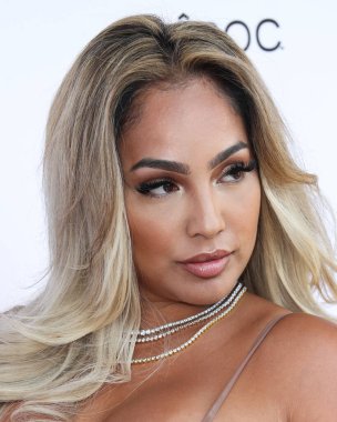 Yaia, 15 Ağustos 2021 'de ABD' nin Kaliforniya eyaletinin Los Angeles şehrinde düzenlenen Lionne Güz / Kış Moda Şovu 'na geldi..